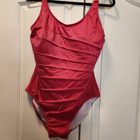 Calvin Klein Starburst One Piece Swim Suit - Picture 8 of 9